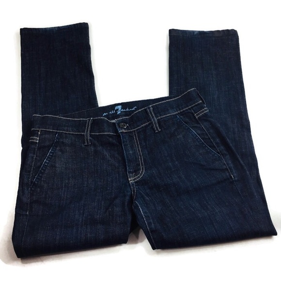 7 For All Mankind Denim - 7 For All Mankind Trouser Style Ankle Jeans EUC
